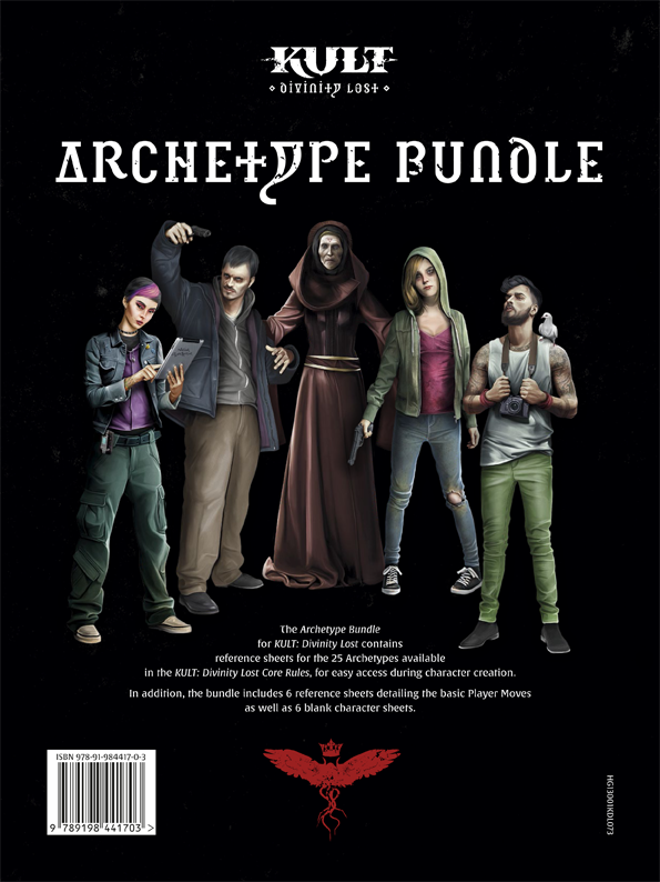 Modiphius Kult Divinity Lost Archetype Bundle GDR horror