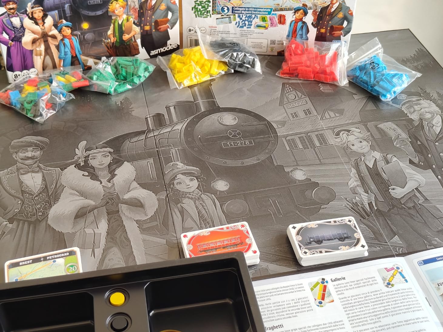 Asmodee Ticket to Ride Europa Nuova Gioco da Tavolo 2-5 Giocatori