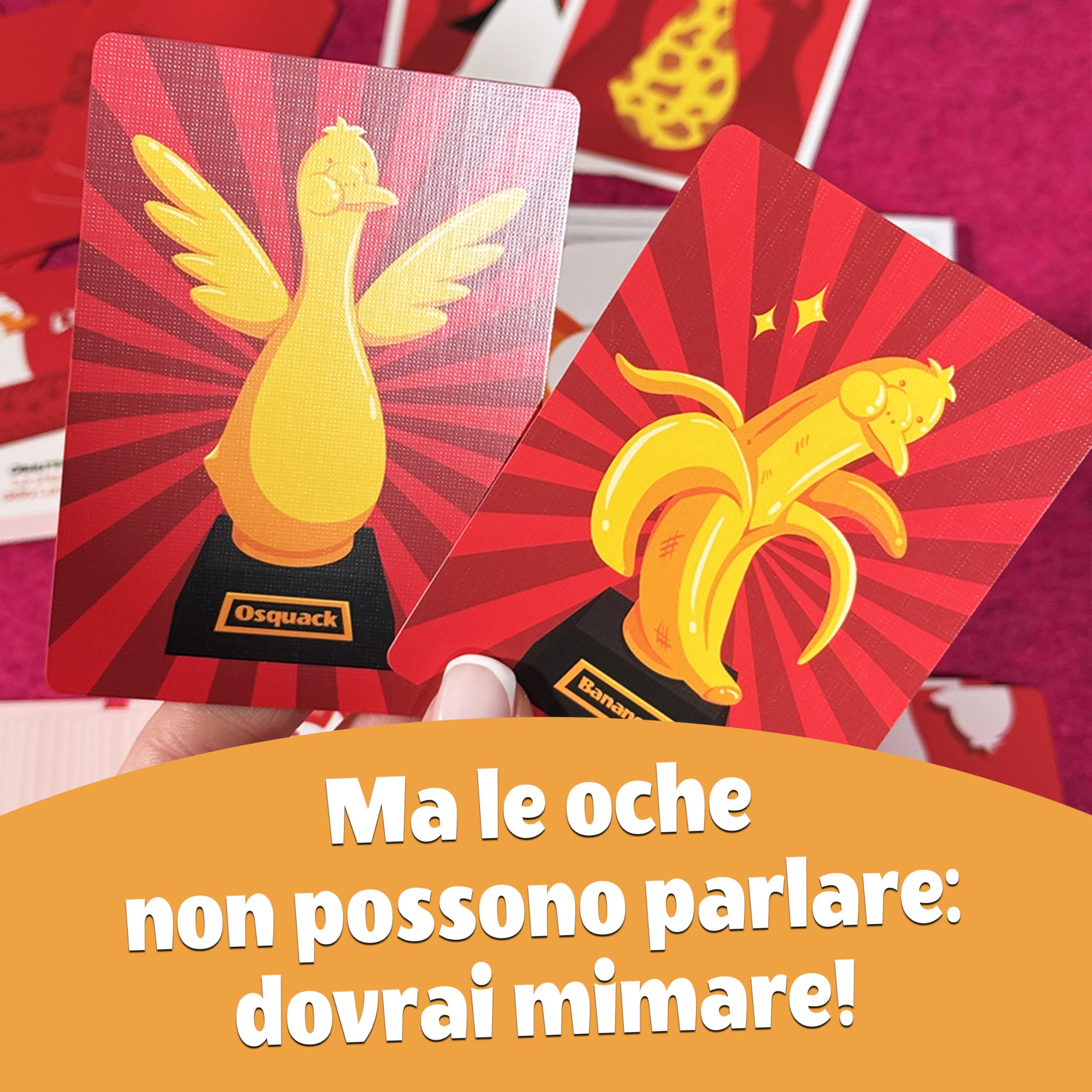 Asmodee Gossip Goose carte da gioco bluff 5-9 giocatori