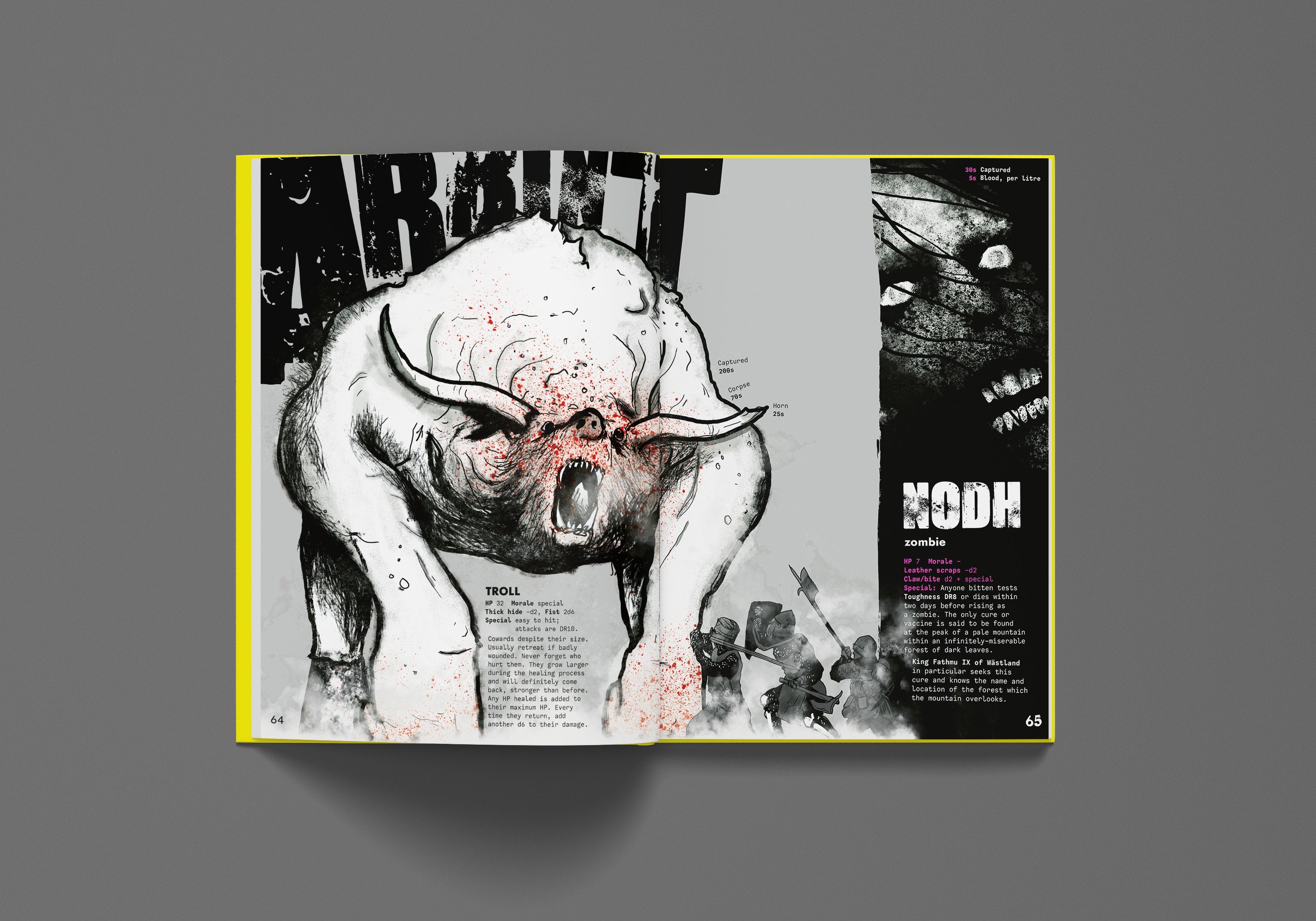 Free League Mörk Borg Artpunk manuale gioco di ruolo fantasy