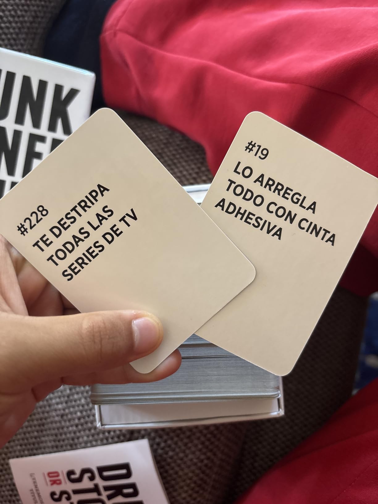 Drunk Stoned or Stupid Party Game Carte Amici 18+ Anni