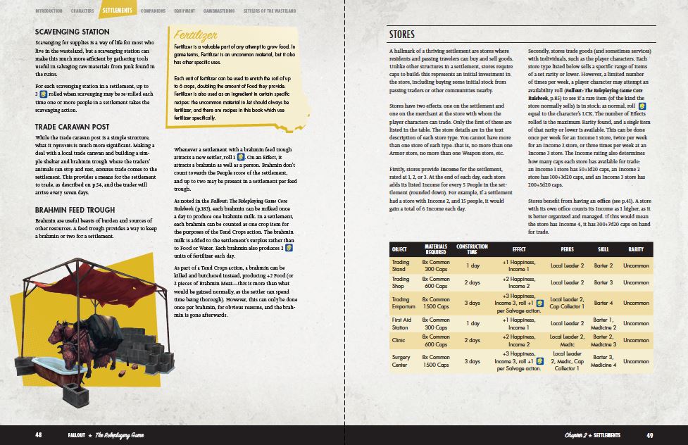 Modiphius Fallout RPG Guida dei Coloni libro PDF 192 pagine