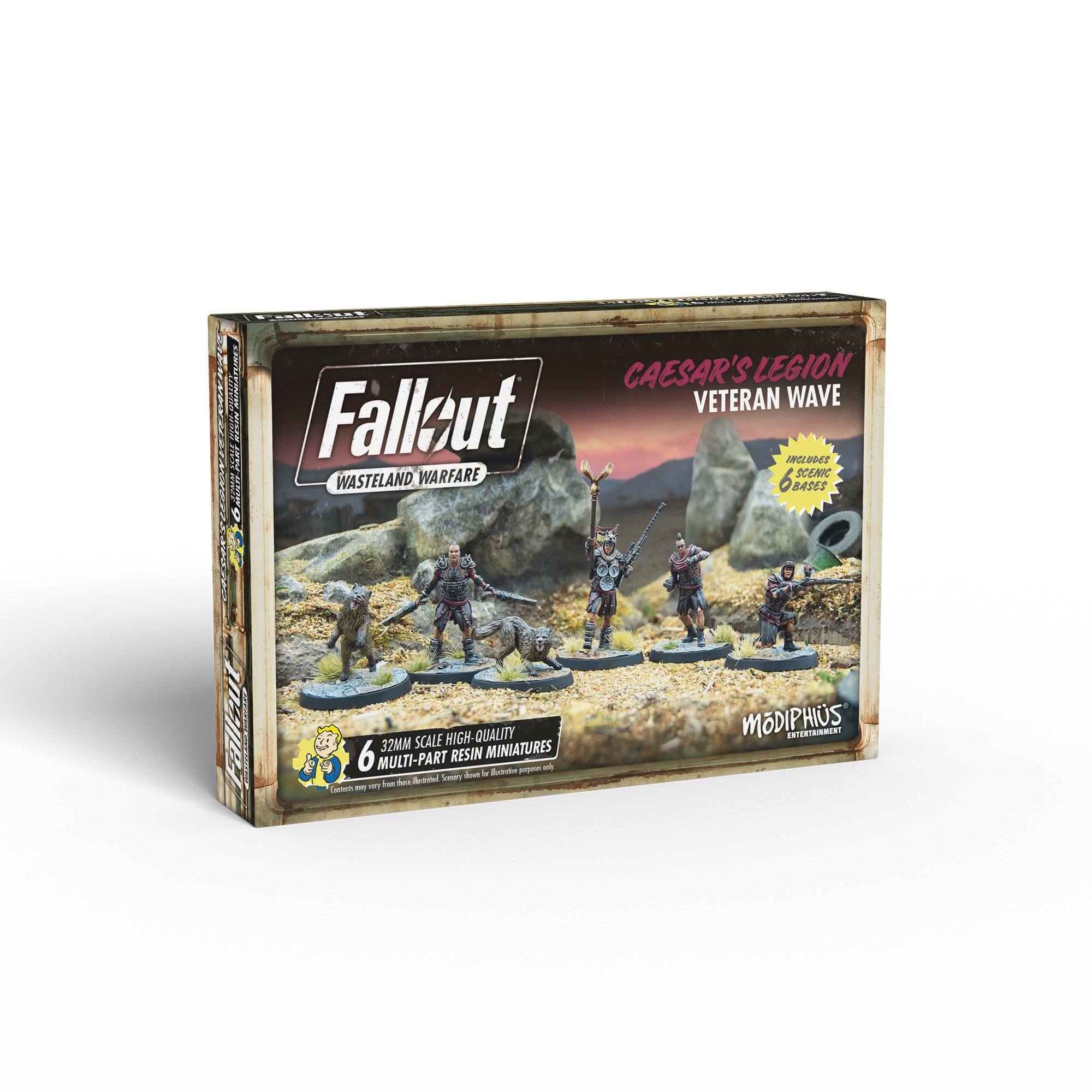 Modiphius Fallout: Wasteland Warfare Caesar's Legion Veteran Wave miniature