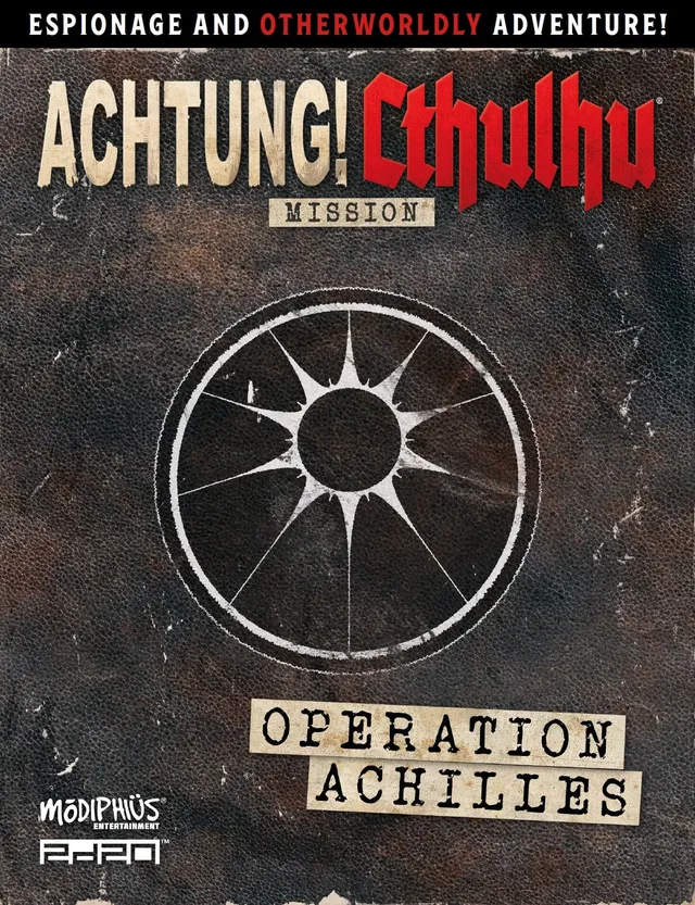 Modiphius Achtung! Cthulhu Operation Achilles avventura PDF spionaggio