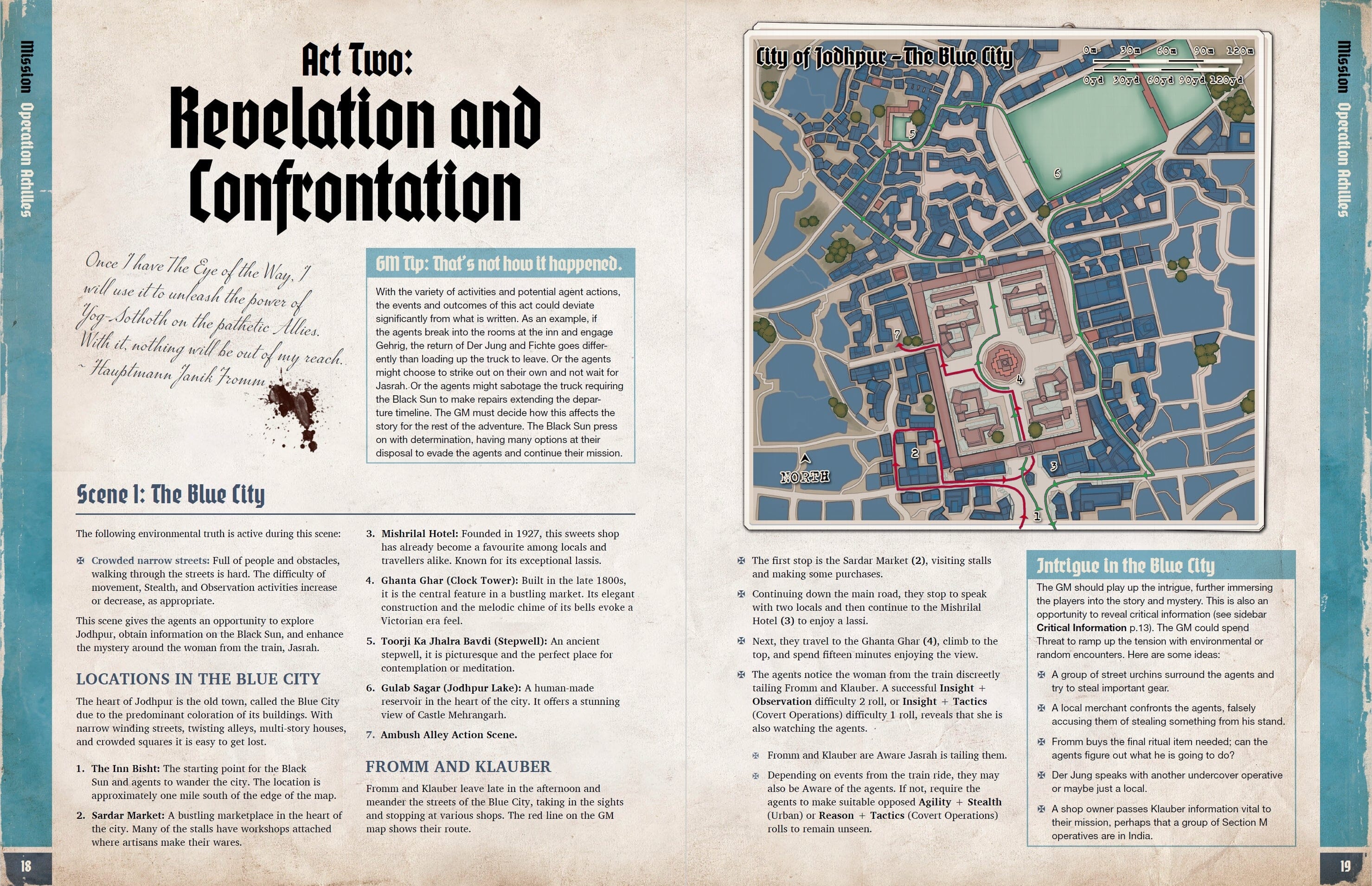 Modiphius Achtung! Cthulhu Operation Achilles avventura PDF spionaggio