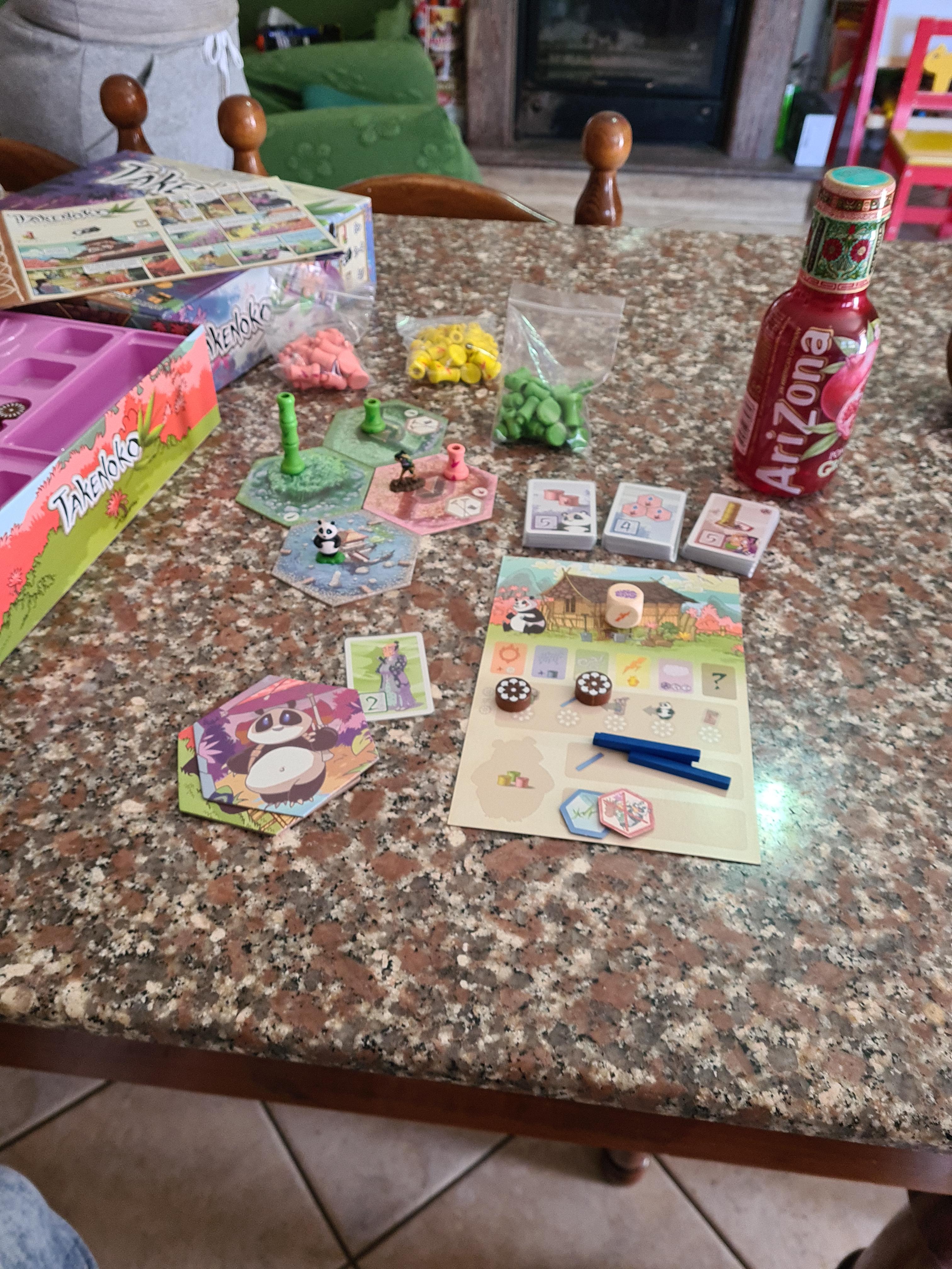 Asmodee Takenoko Gioco da Tavolo Panda Bambù 2-4 Giocatori