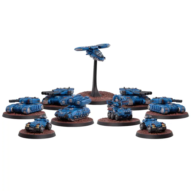 Modiphius Hardwar Razorbach Striker Unit miniature 9 pezzi