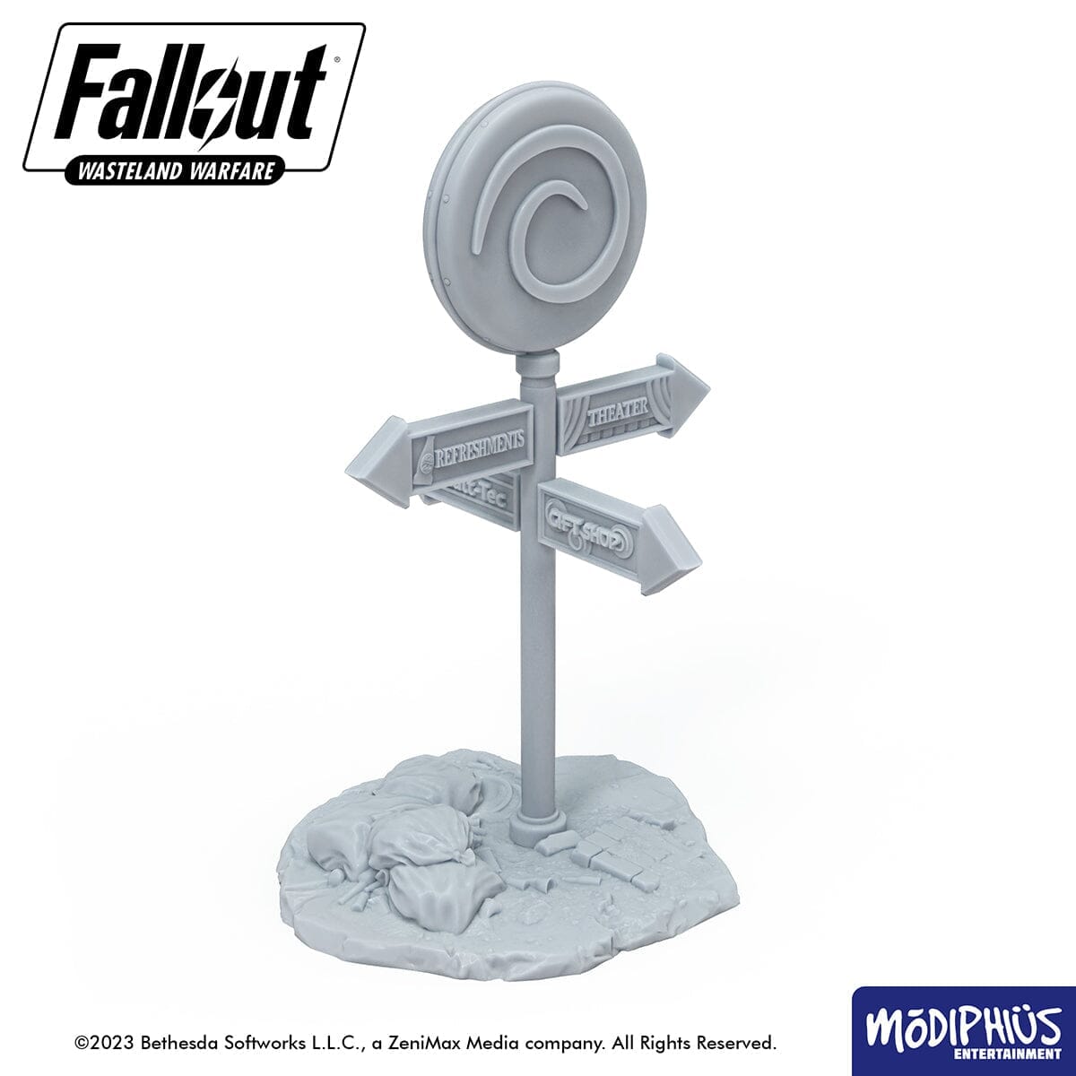Fallout Wasteland Warfare Kiddie Kingdom STL terreno