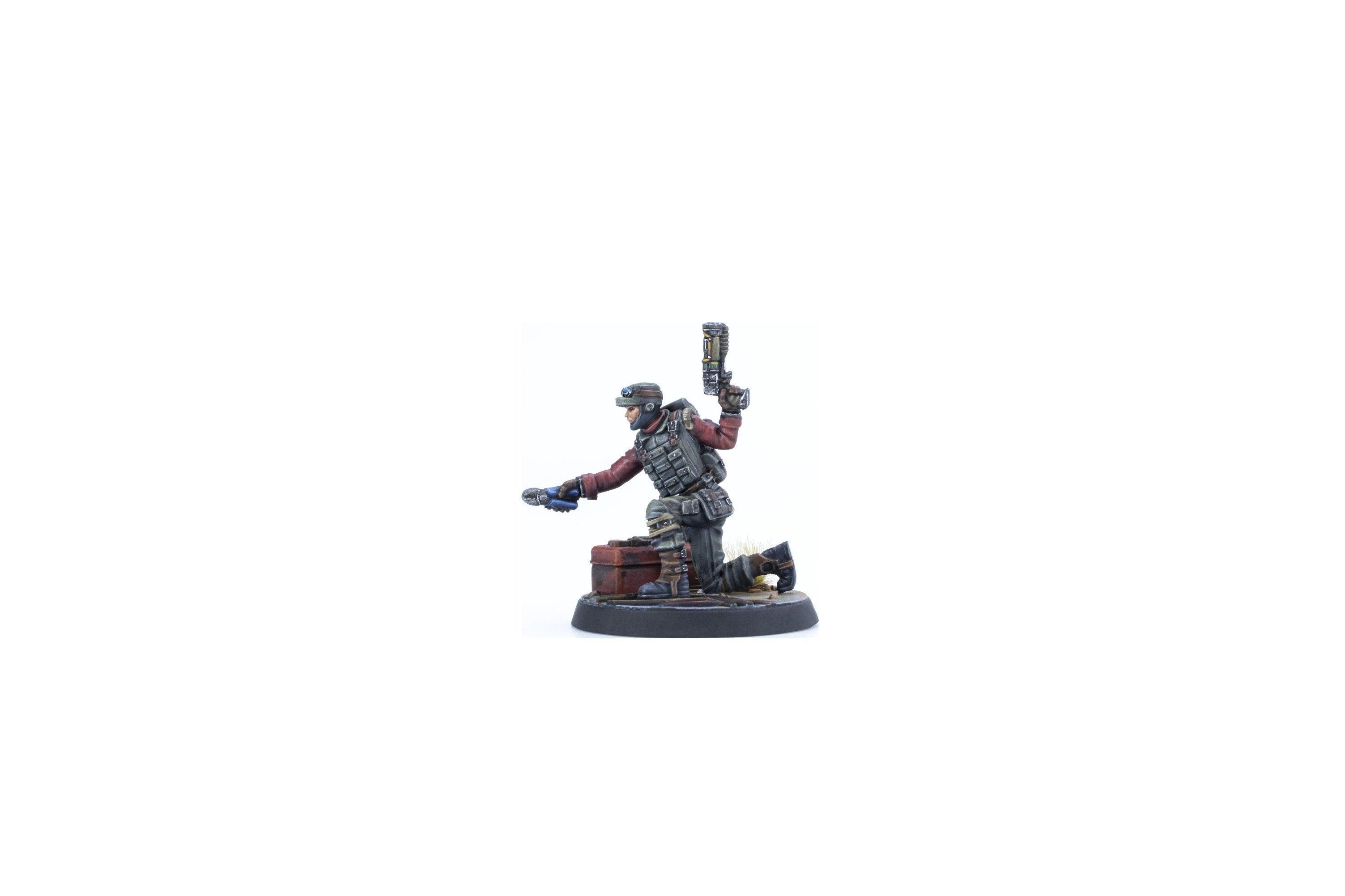 Modiphius Fallout Wasteland Warfare Brotherhood Order Shield miniature