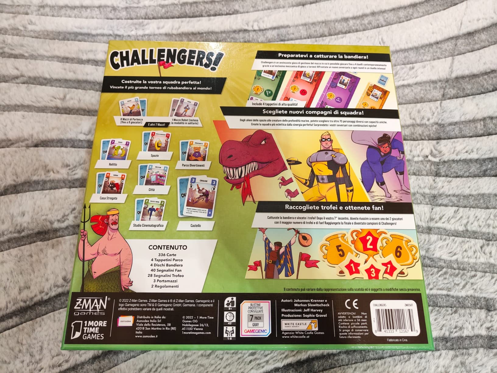 Asmodee Challengers gioco da tavolo edizione italiana 1-8 giocatori