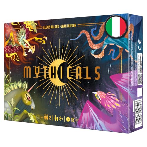 Asmodee Mythicals gioco carte duello 2 giocatori italiano