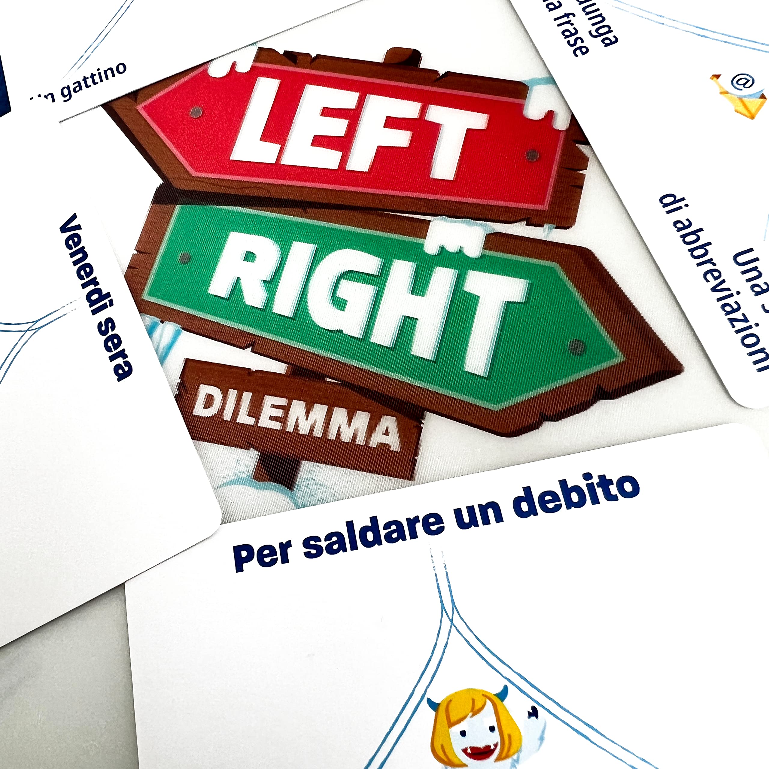 Asmodee Left Right Dilemma gioco da tavolo per adulti 18+ 3-6