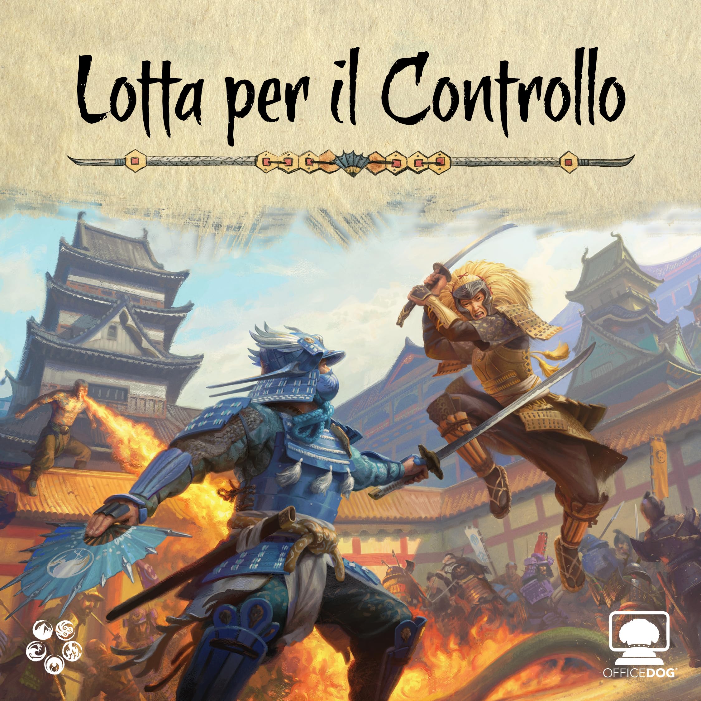 Asmodee Gunsen Battaglia per Toshi Ranbo gioco strategico ITA