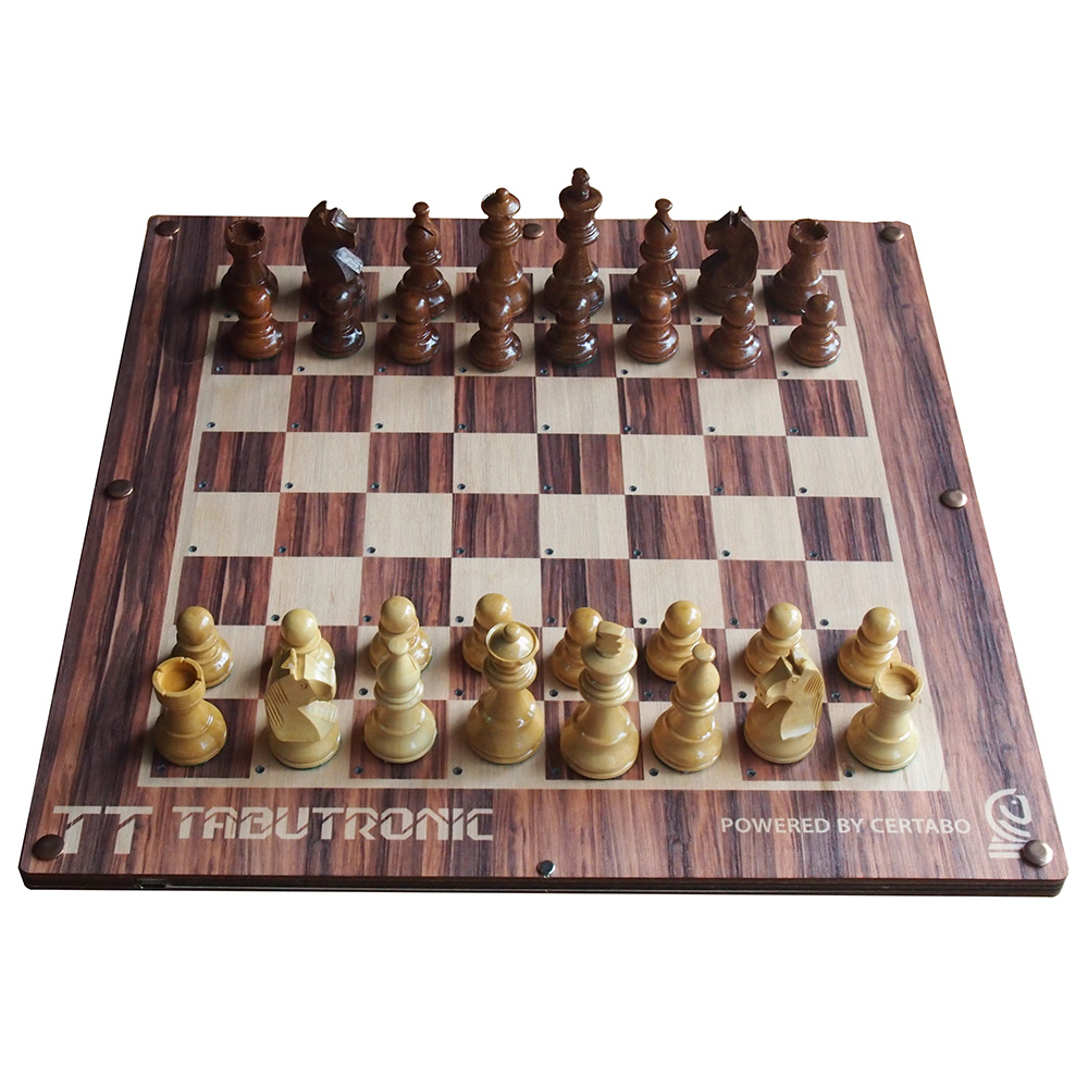 Tabutronic Cerno 35 Scacchiera Elettronica Legno Macassar 35mm