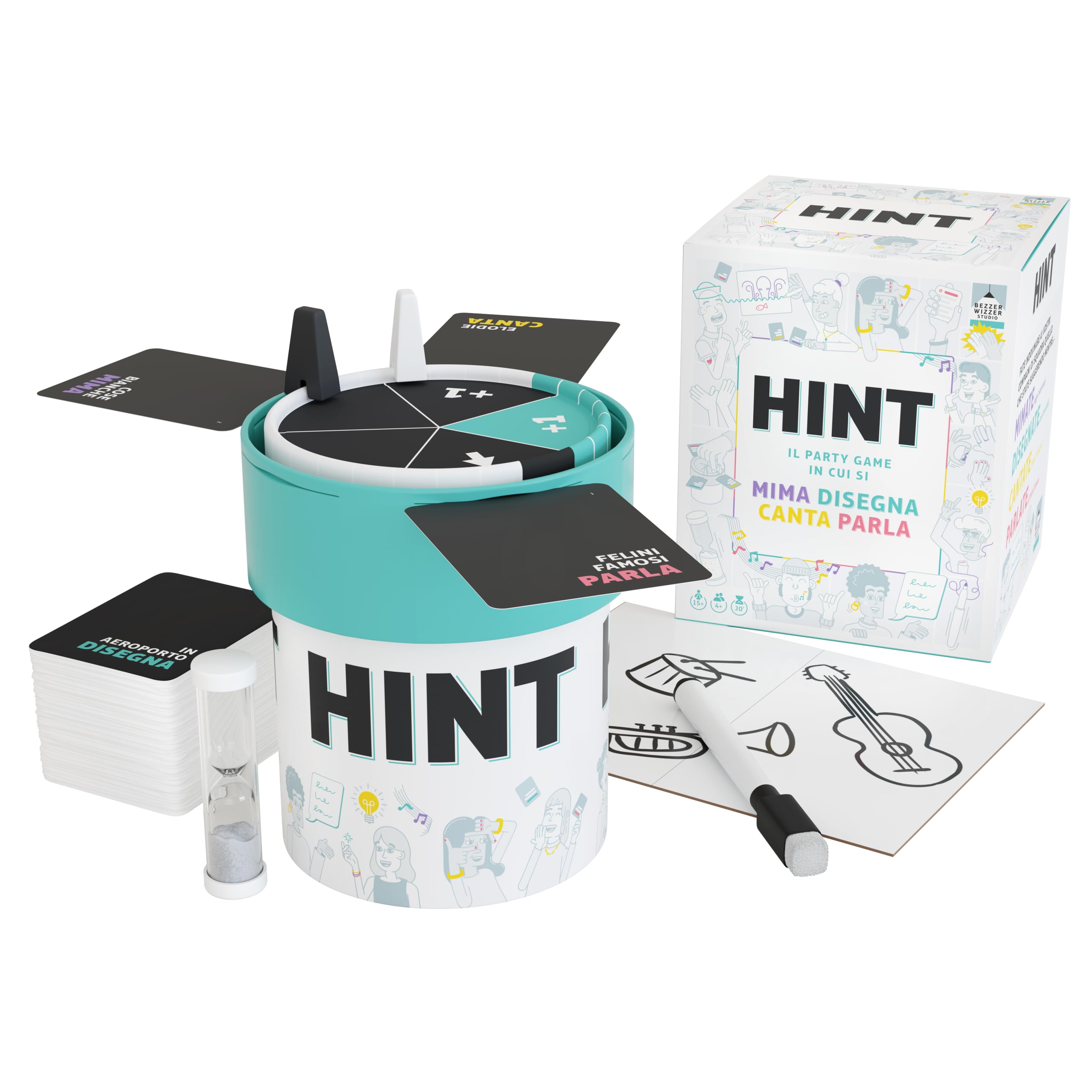 Asmodee Hint Go party game da viaggio squadre edizione italiana