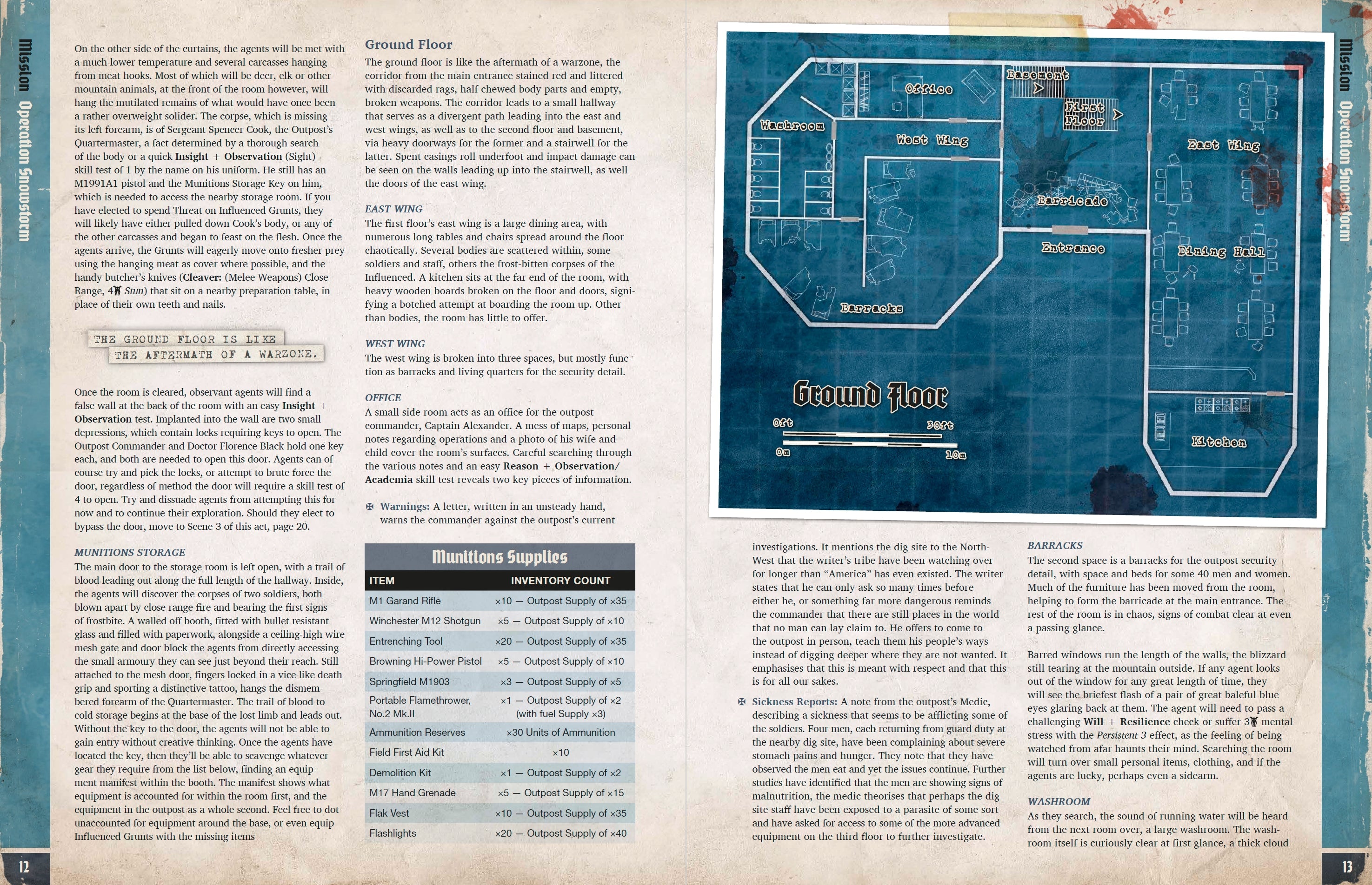 Modiphius Achtung Cthulhu 2d20 Operation Snowstorm missione PDF