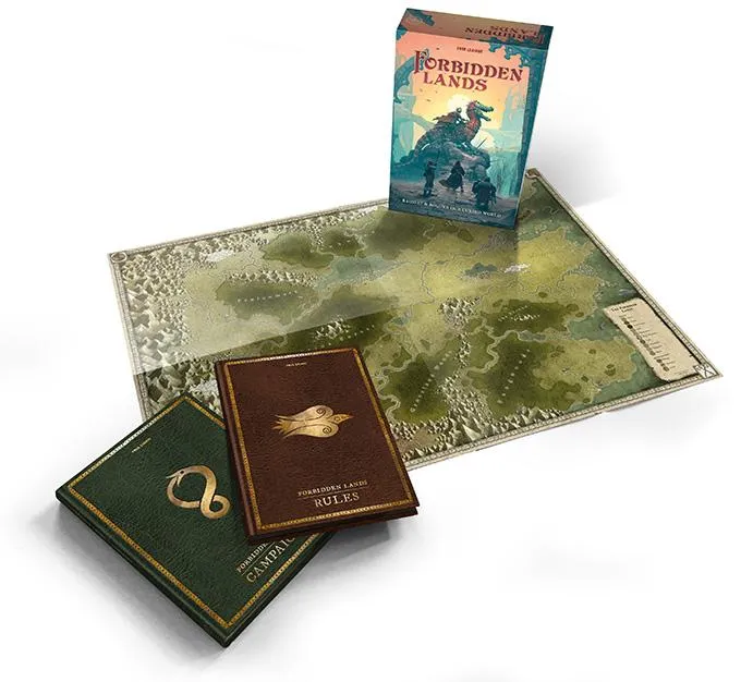 Modiphius Forbidden Lands Core Boxed Set Gioco Ruolo 2 Edizione