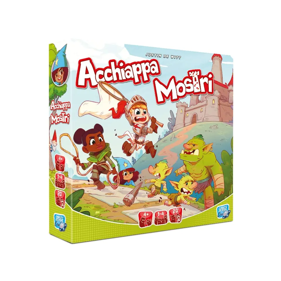 Asmodee Acchiappa Mostri gioco da tavolo cooperativo 1-4 giocatori