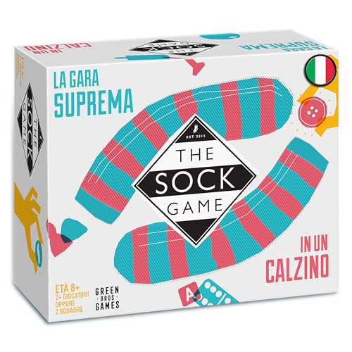 Asmodee The Sock Game Gioco da Tavolo Tattile 2 Squadre