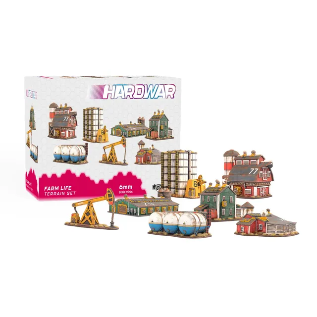Hardwar Farm Life Terrain Set scenari resina 7 pezzi