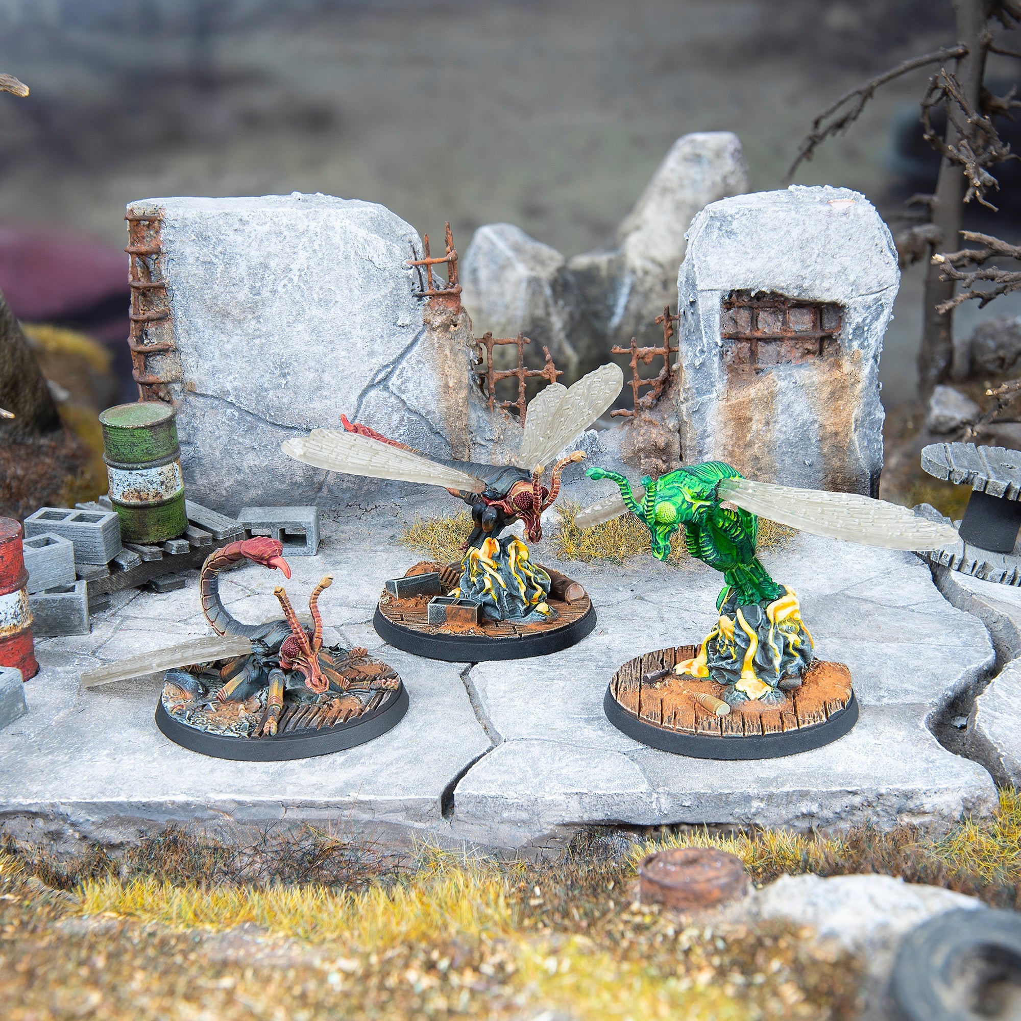 Modiphius Fallout Wasteland Warfare Stingwings miniature resina