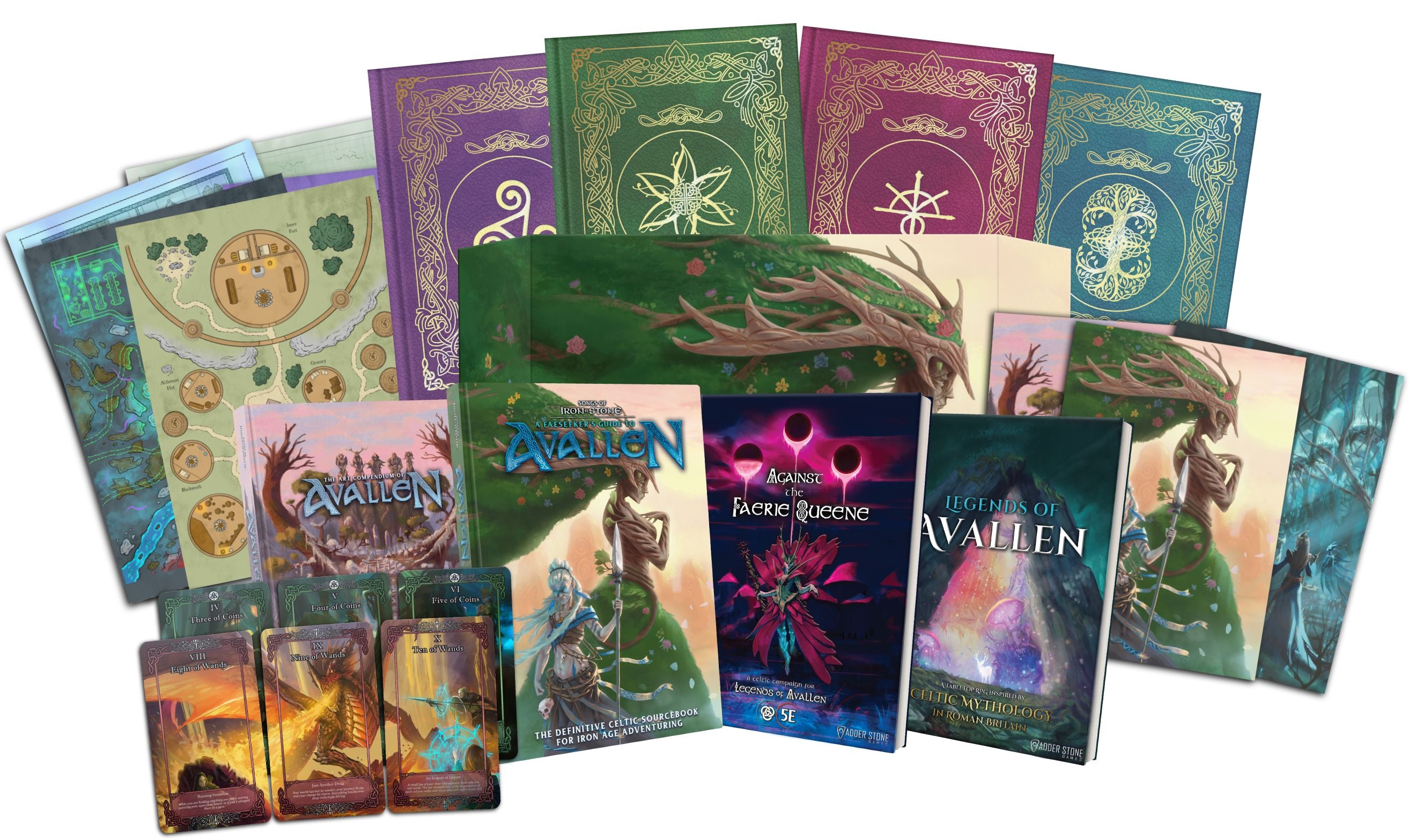 Modiphius Legends of Avallen Collector's Edition bundle completo