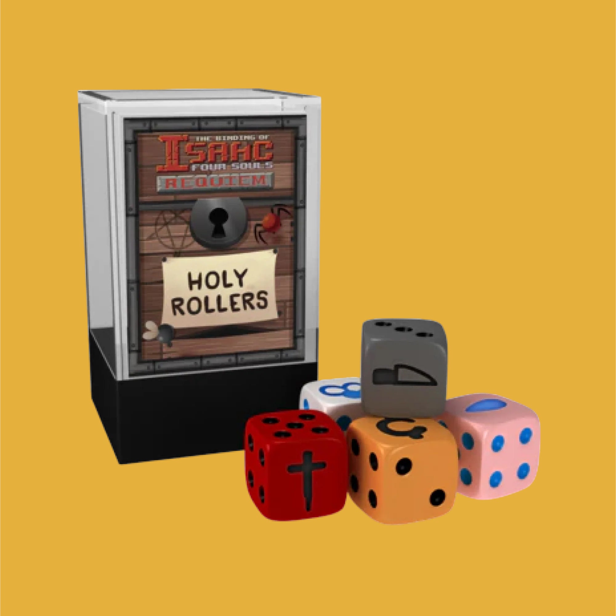 Binding of Isaac Four Souls Holy Rollers set 5 dadi D6