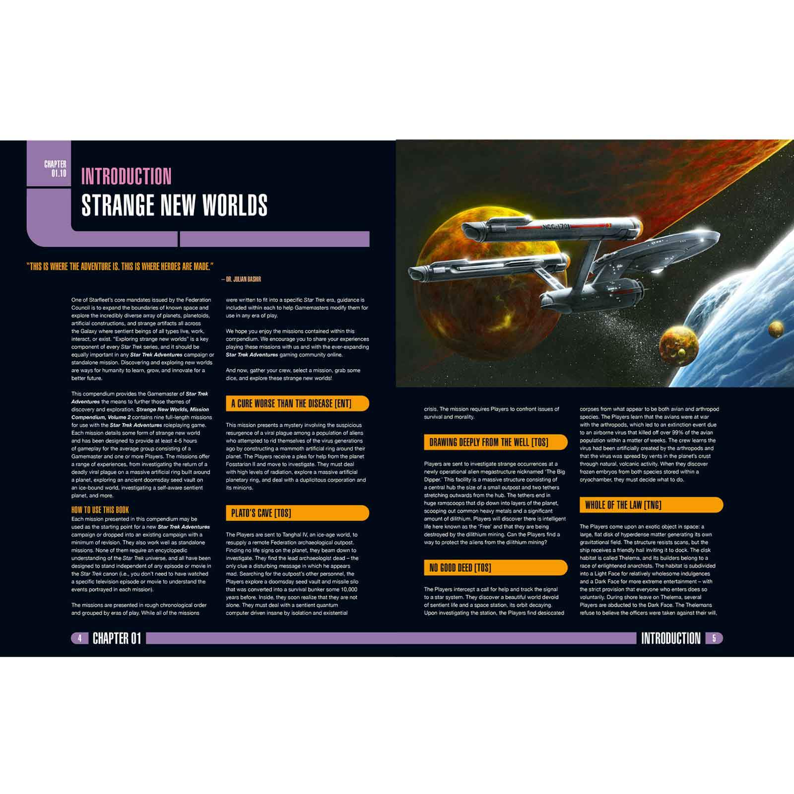 Modiphius Star Trek Adventures Strange New Worlds Compendio Vol.2