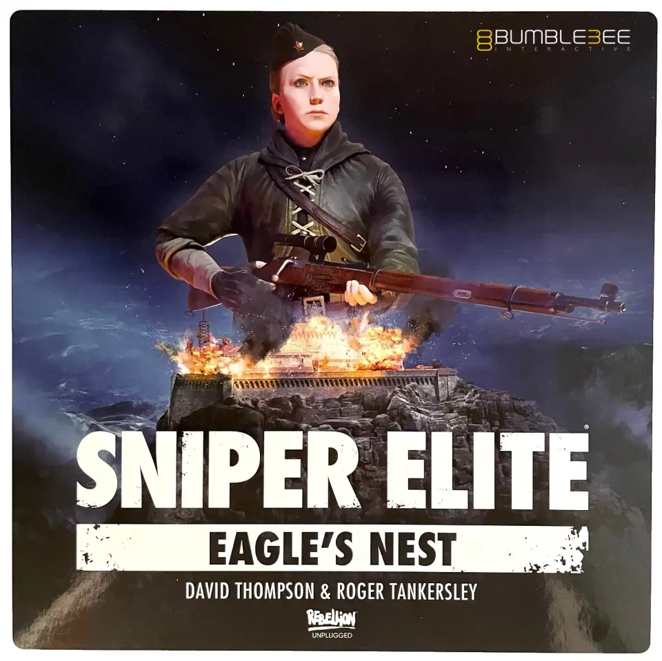 Sniper Elite Eagle's Nest espansione gioco da tavolo mappe e solitario