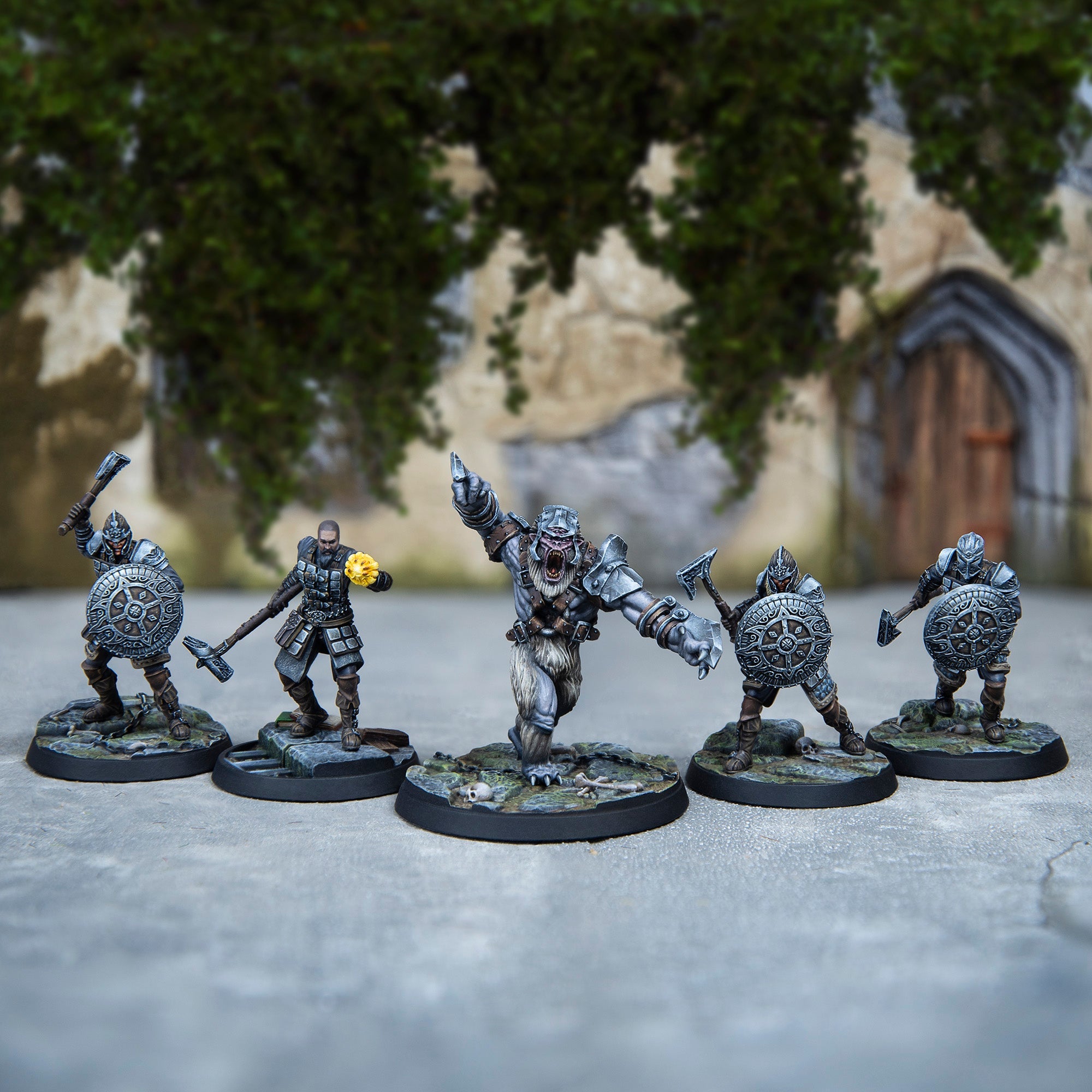 Modiphius Elder Scrolls Call to Arms Dawnguard Core Set miniature resina
