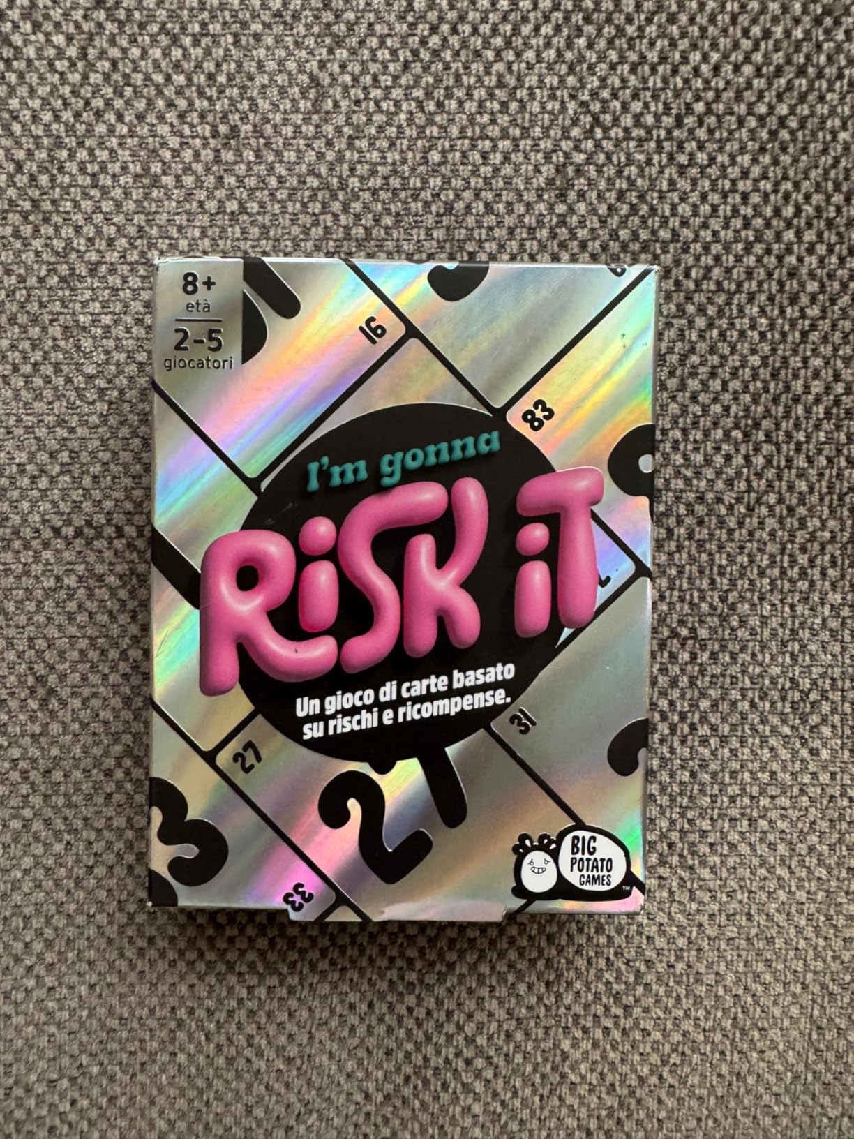 Asmodee Risk It Gioco di Carte Numeri 2-5 Giocatori