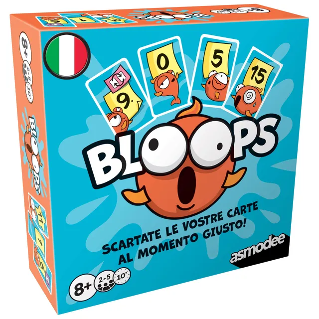 Asmodee Bloops Gioco di Carte Memoria 8+ anni Italiano