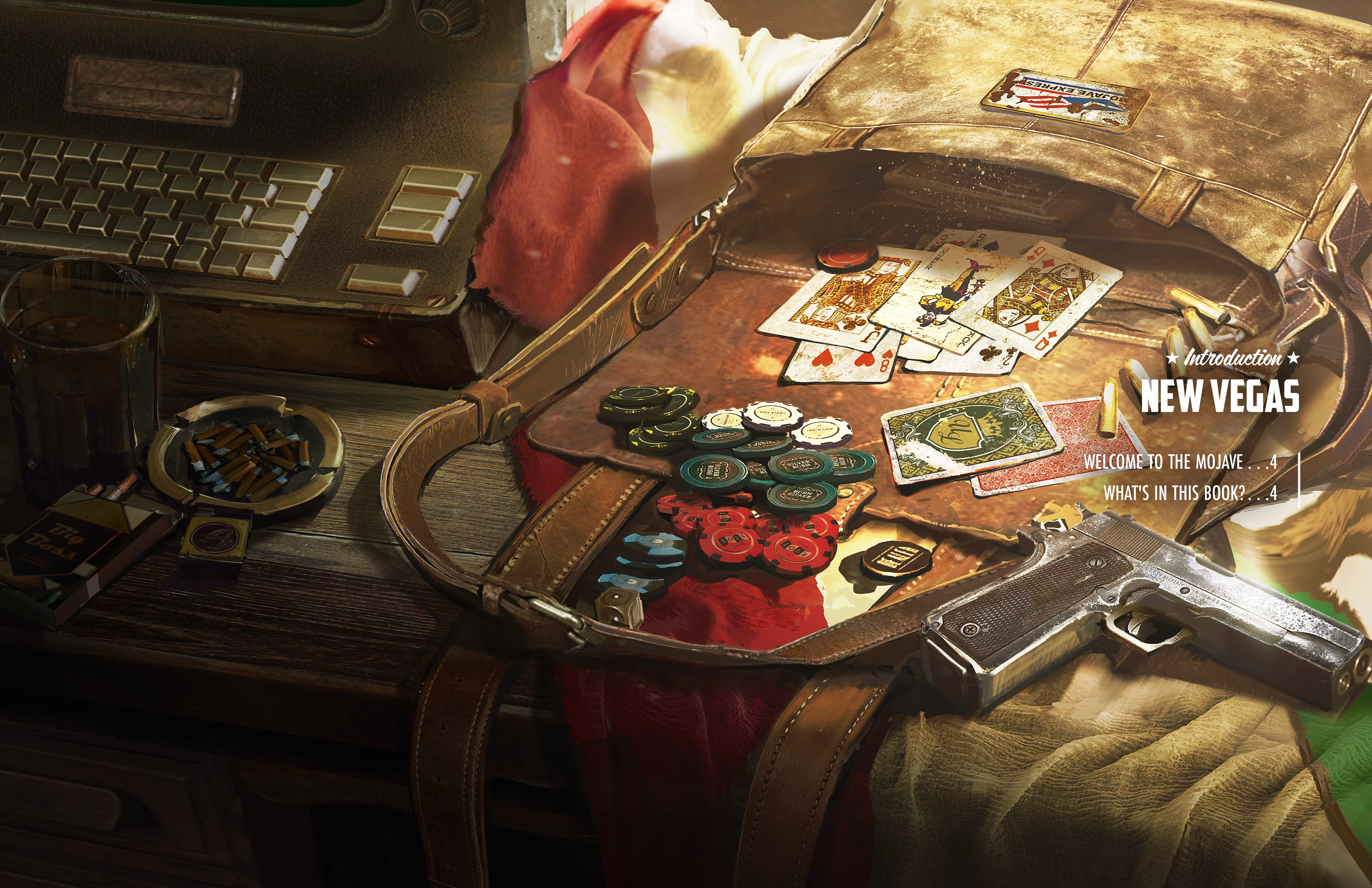 Fallout RPG New Vegas Setting Guide libro 128 pagine