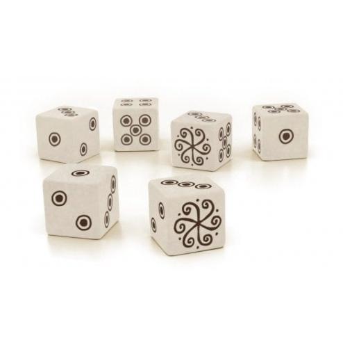 Vaesen Nordic Horror RPG set 6 dadi D6 16 mm incisi