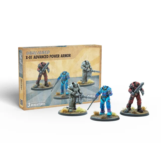 Modiphius Fallout Wasteland Warfare X-01 Power Armor 3 miniature