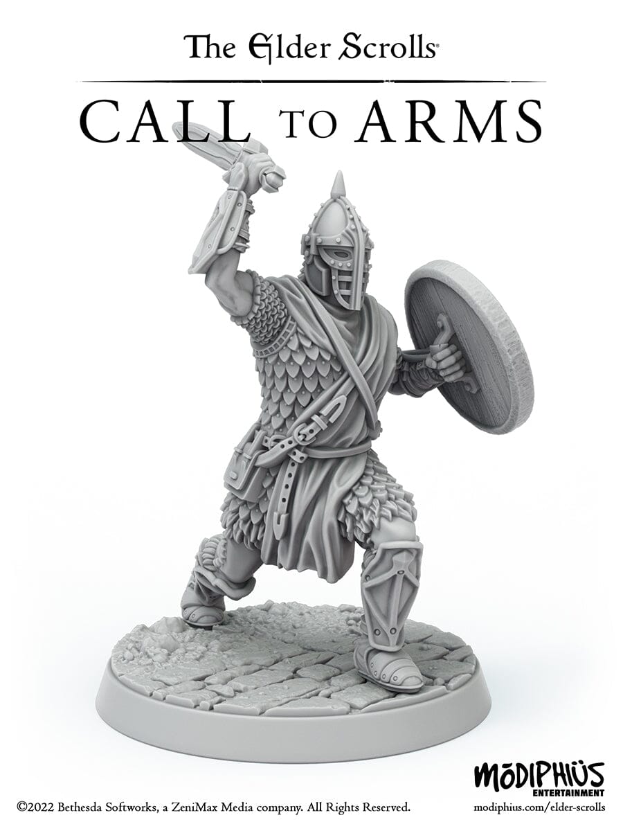 Modiphius Elder Scrolls Call to Arms Hold Guards STL 6 miniature