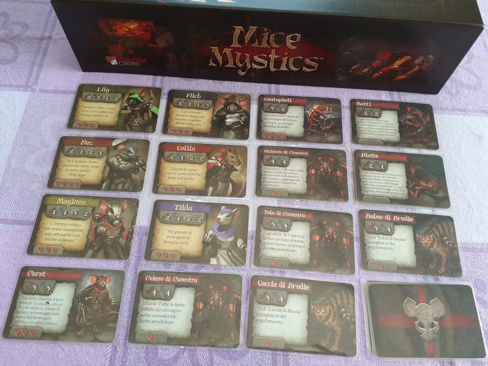 Mice and Mystics Gioco Tavolo Cooperativo Italiano 1-4 Giocatori