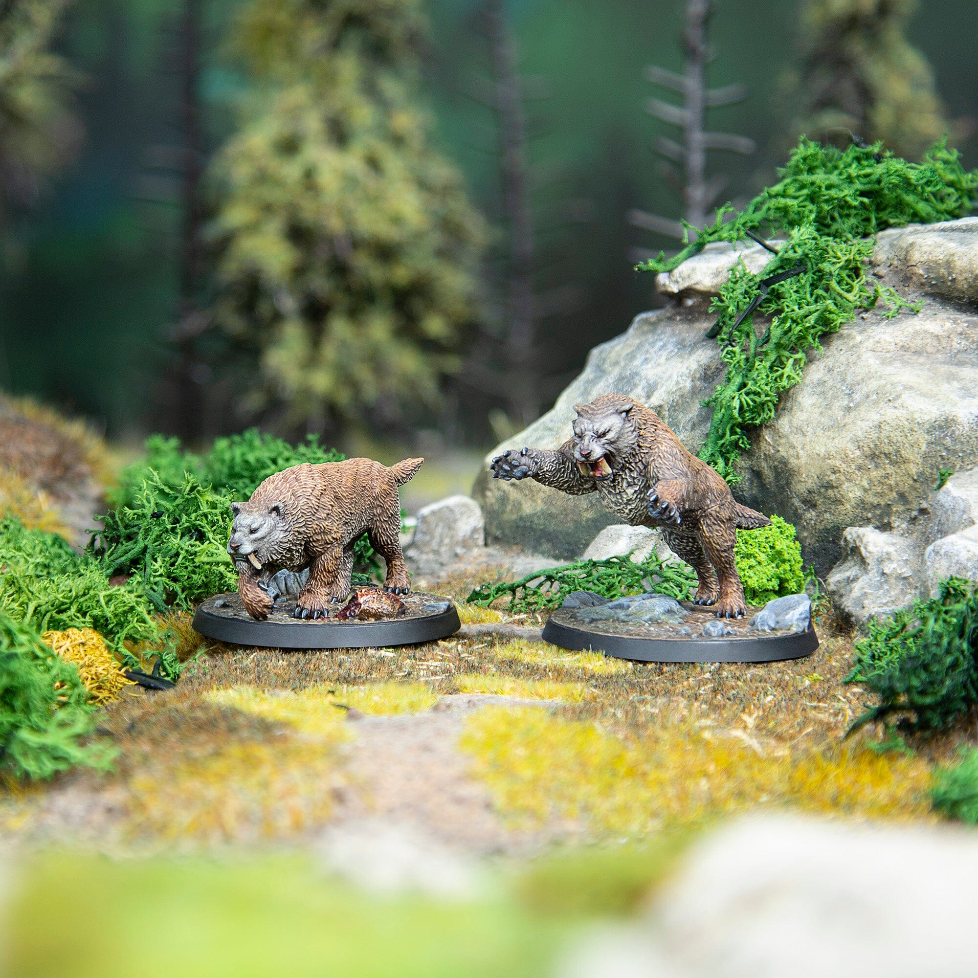 Modiphius Elder Scrolls Call to Arms Sabre Cats miniature 2 pezzi