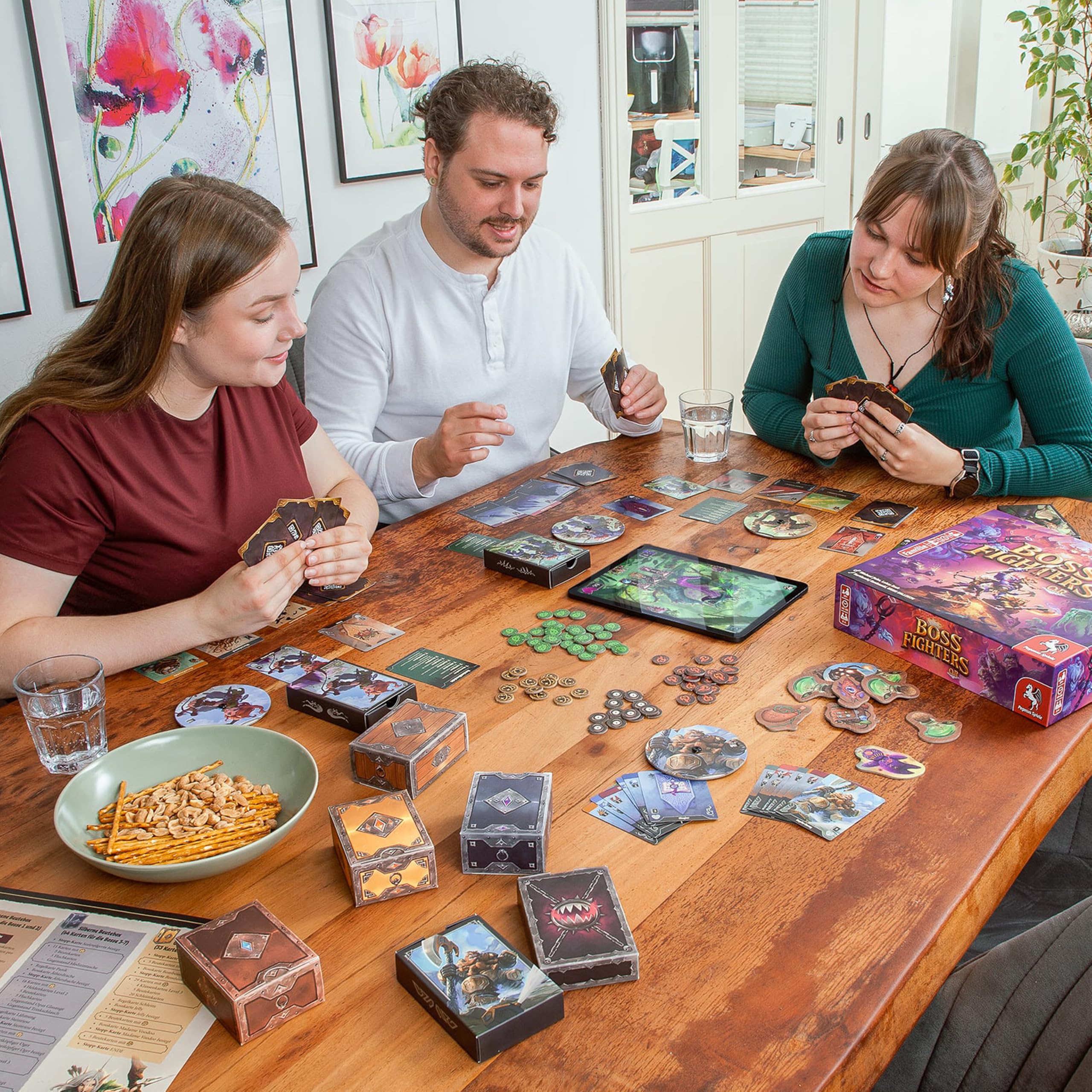 Asmodee Boss Fighter QR gioco da tavolo cooperativo ITA 10+