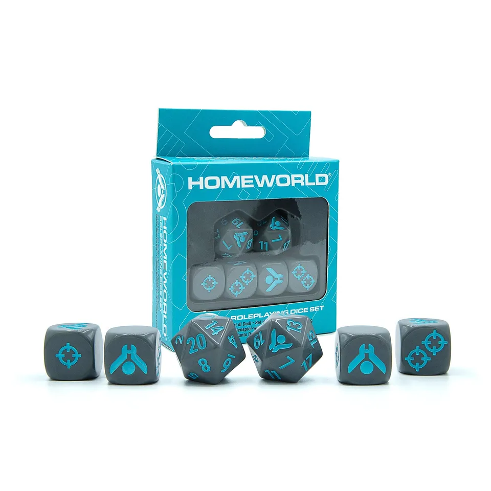 Homeworld Revelations set dadi 6 pezzi d6 d20 gioco ruolo