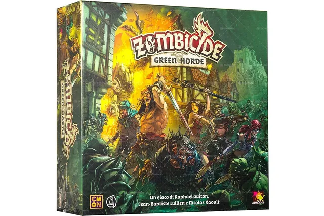 Asmodee Zombicide Green Horde gioco da tavolo base 1-6 cooperativo