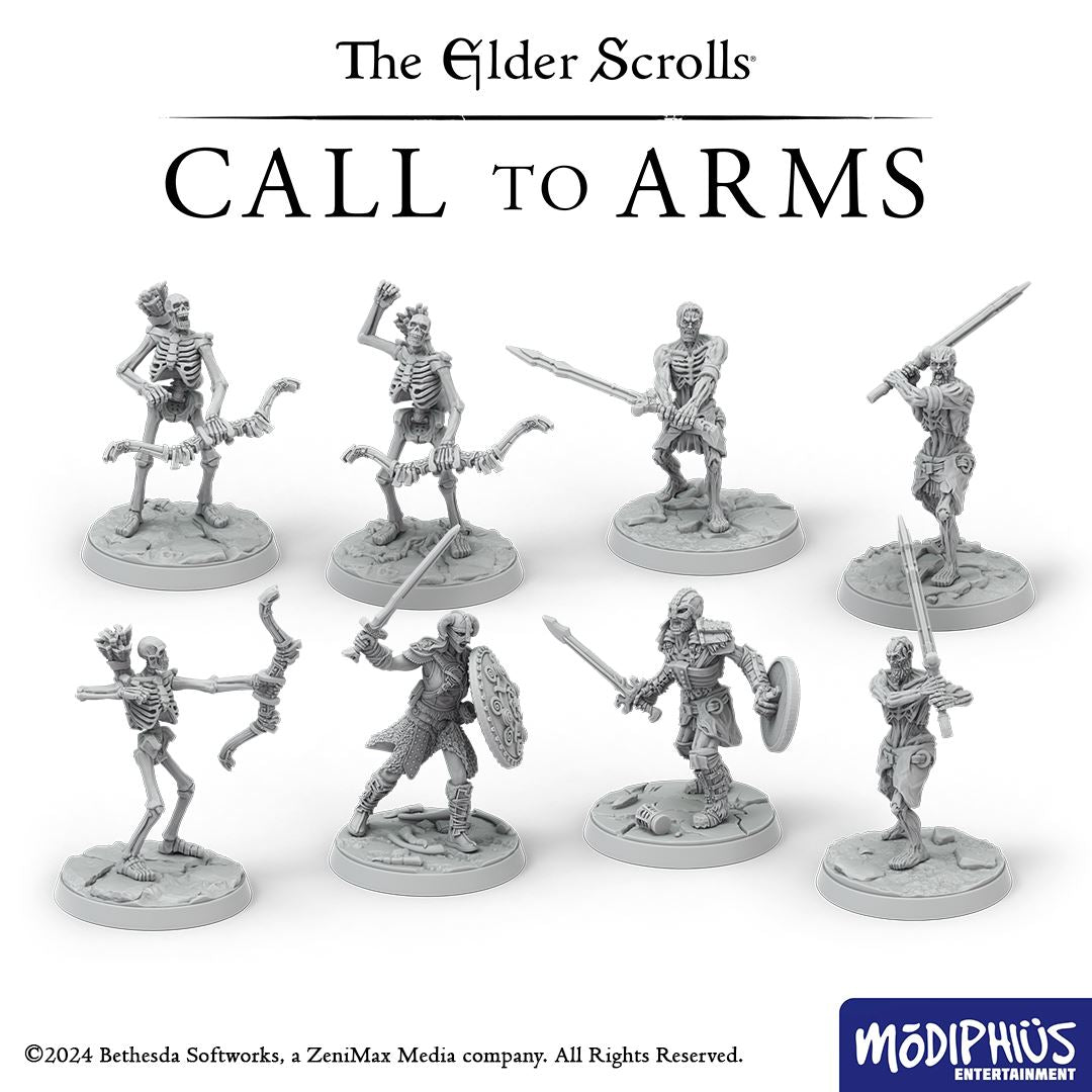 Modiphius Elder Scrolls Call to Arms Bleak Falls Barrow File STL 8 Miniature