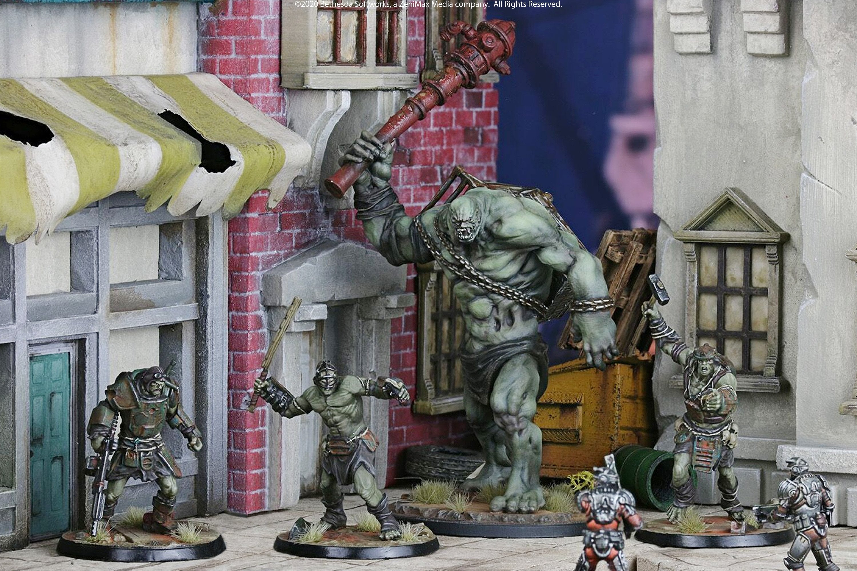 Fallout: Wasteland Warfare Behemoth Miniatura Resina 32mm