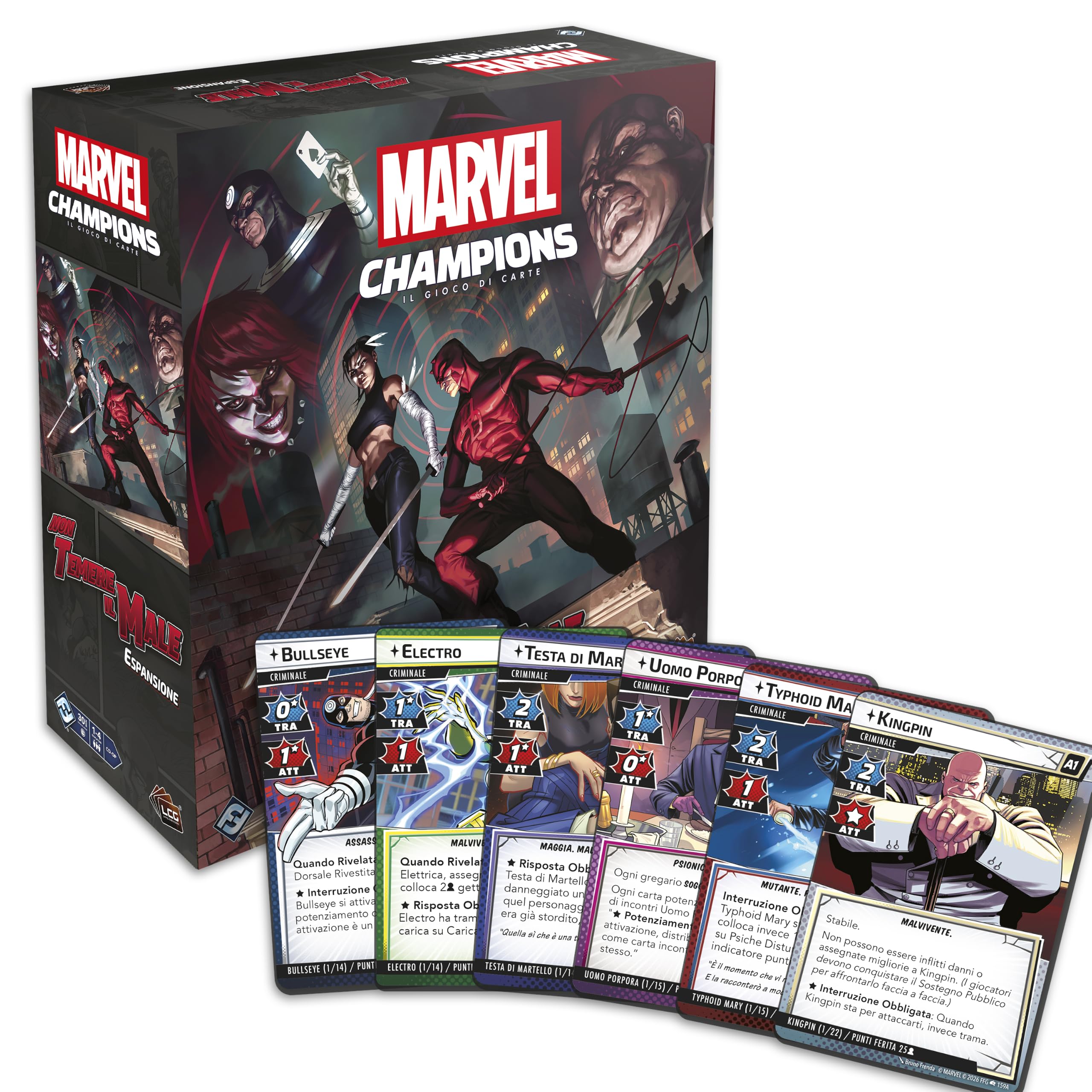 Marvel Champions Non Temere il Male espansione gioco carte italiano