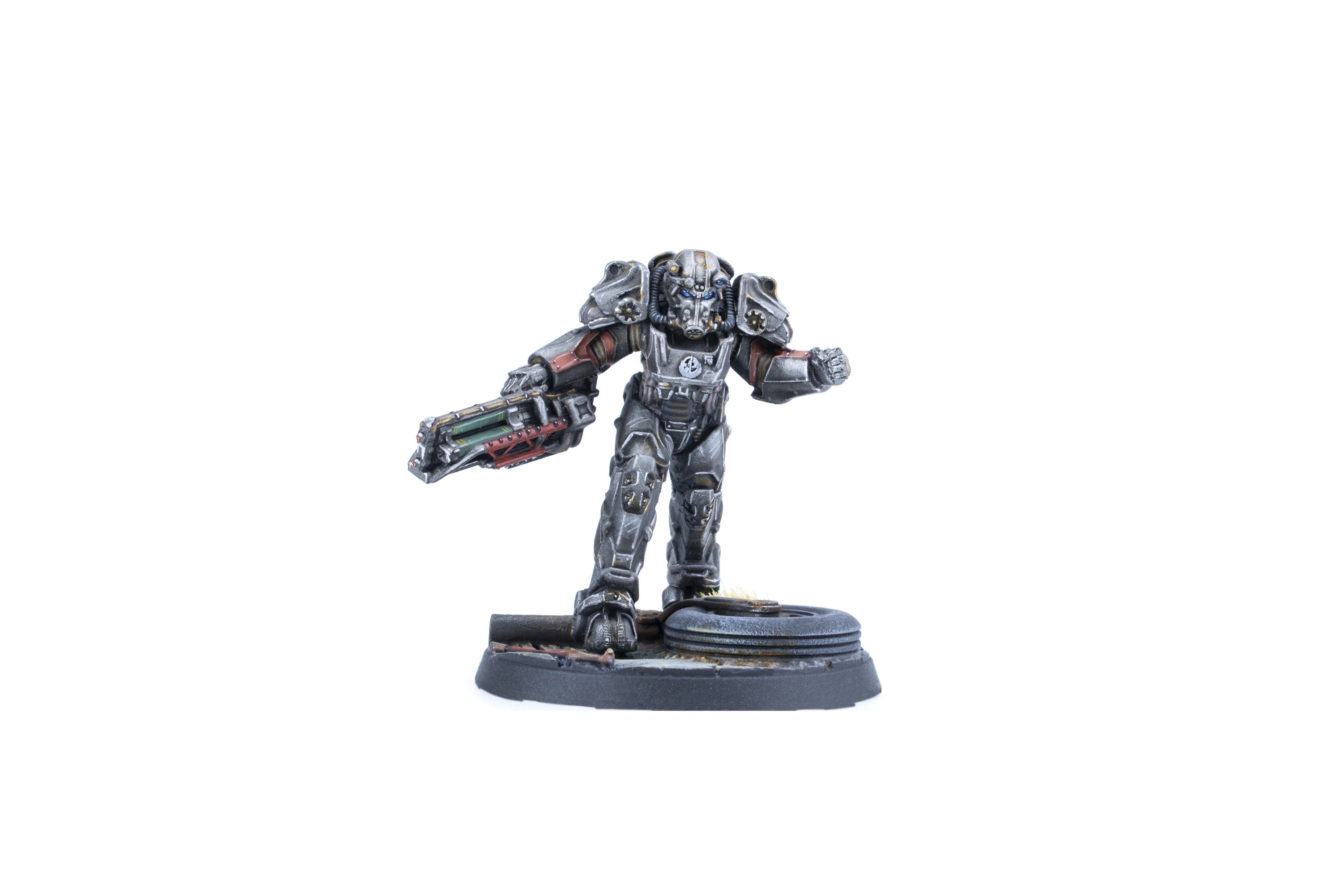Modiphius Fallout Wasteland Warfare Brotherhood Maxson Kells miniature 2pz