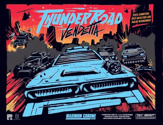 Thunder Road Vendetta gioco da tavolo edizione base corse