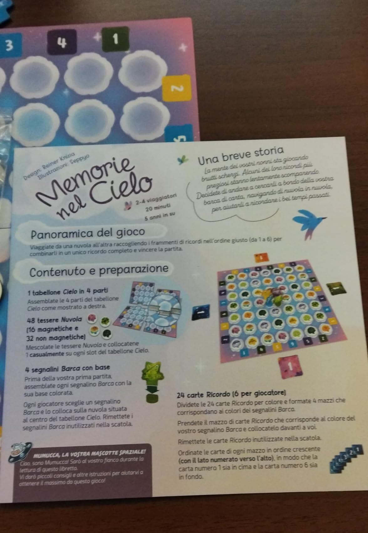 Asmodee Memorie nel Cielo gioco da tavolo 2-4 giocatori