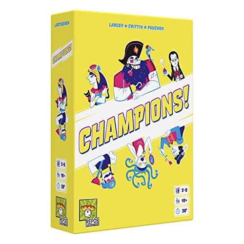 Asmodee Champions! party game edizione italiana 3-8 giocatori