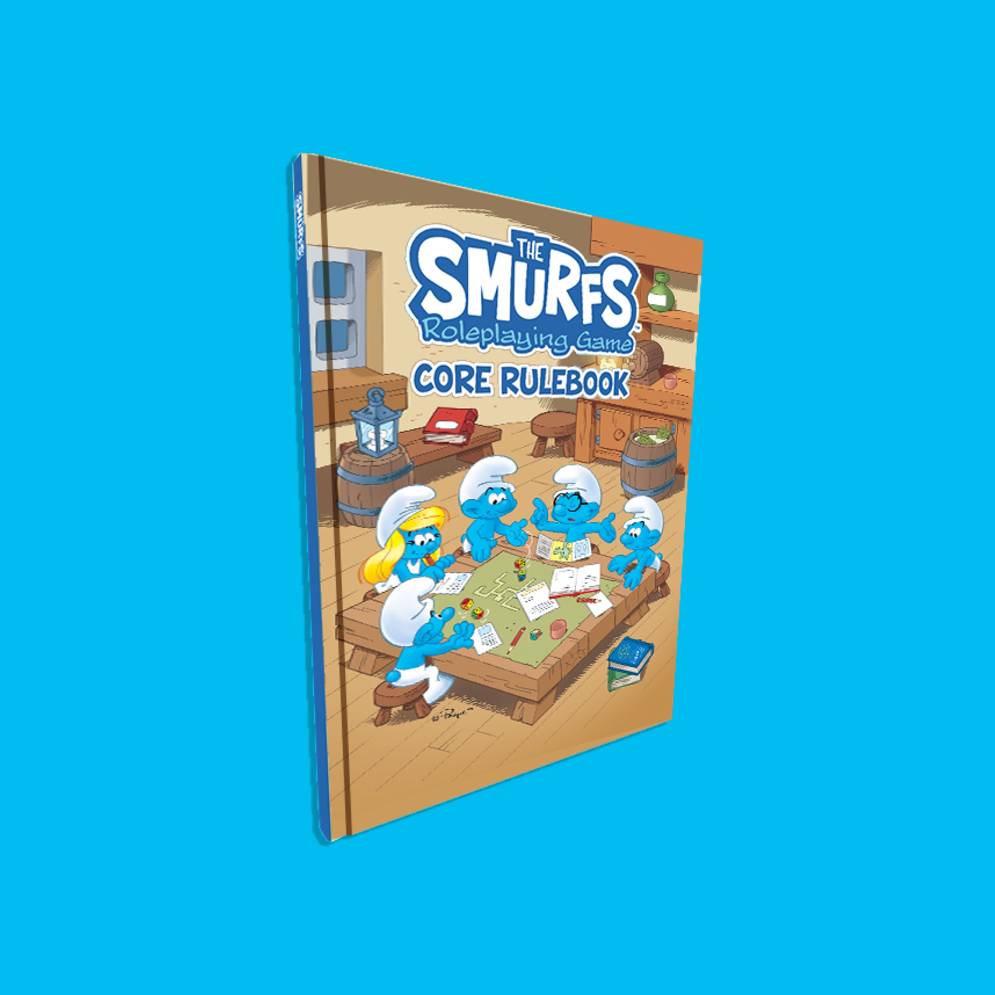 The Smurfs RPG Core Rulebook manuale gioco di ruolo hardcover