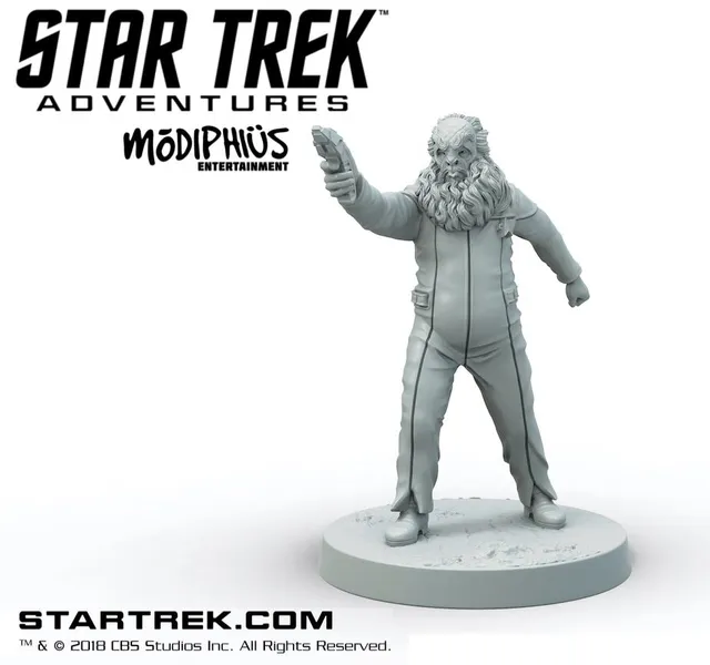Modiphius Star Trek Adventures TNG Tellarite miniatura STL 32mm